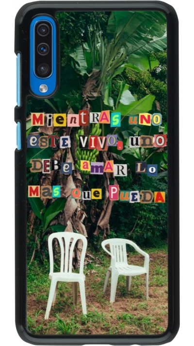 Samsung Galaxy A50 Case Hülle - Chairs DTMF