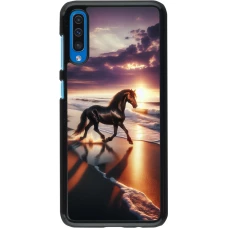 Samsung Galaxy A50 Case Hülle - Pferd majestätisch Strand