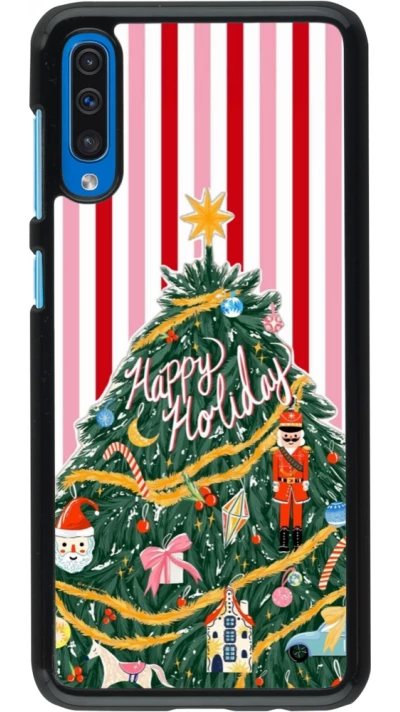 Samsung Galaxy A50 Case Hülle - Christmas 25 Happy Holiday