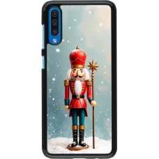 Samsung Galaxy A50 Case Hülle - Christmas 25 Nutcracker Snow