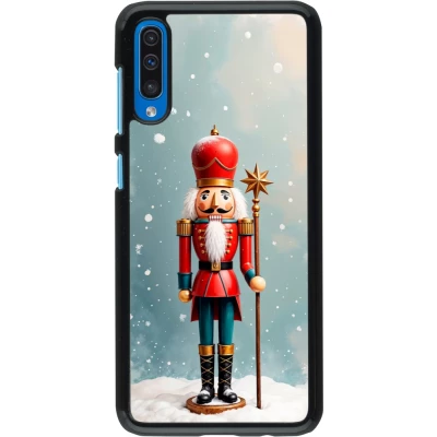 Samsung Galaxy A50 Case Hülle - Christmas 25 Nutcracker Snow