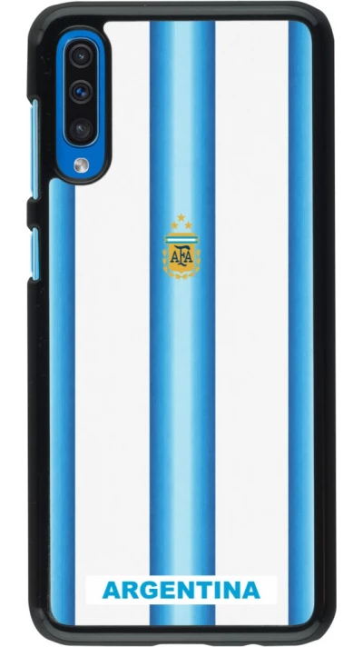 Coque Samsung Galaxy A50 - Maillot de football Argentine 2026 personnalisable