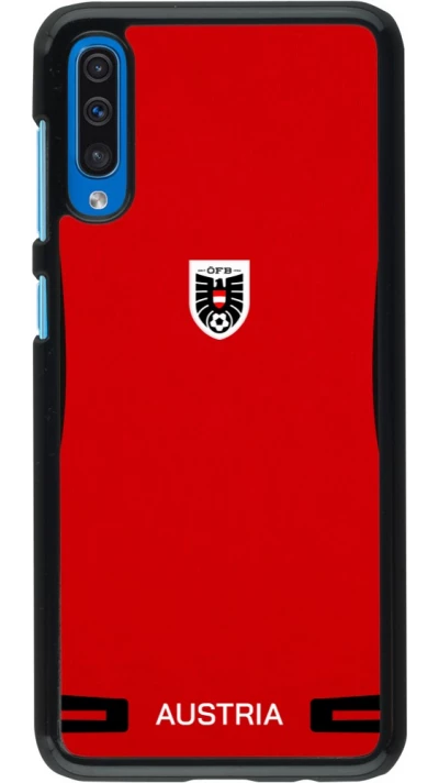 Samsung Galaxy A50 Case Hülle - O?sterreich 2026 personalisierbares Fussballtrikot