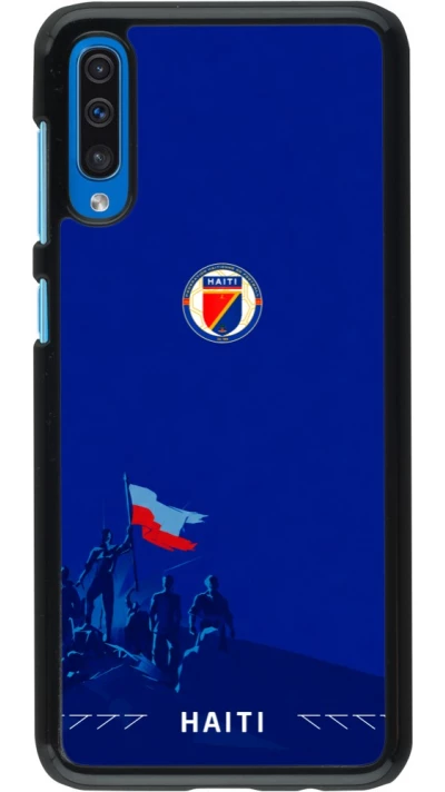 Samsung Galaxy A50 Case Hülle - Haiti 2026 personalisierbares Fussballtrikot
