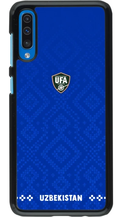 Samsung Galaxy A50 Case Hülle - Usbekistan 2026 personalisierbares Fussballtrikot