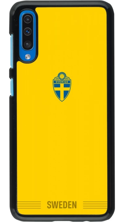 Samsung Galaxy A50 Case Hülle - Schweden 2026 personalisierbares Fussballtrikot