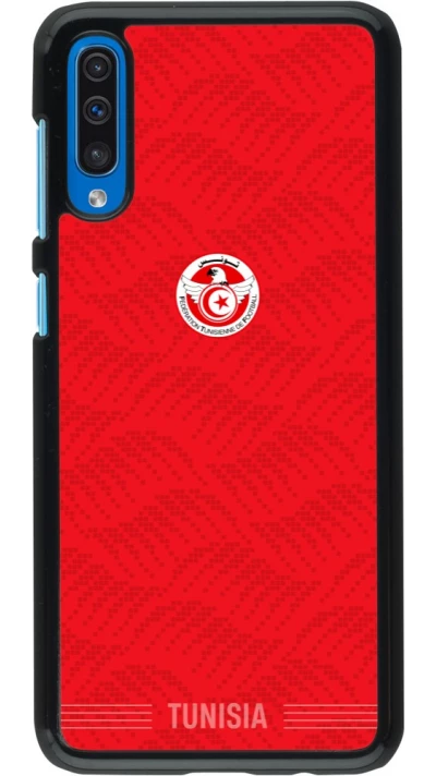 Samsung Galaxy A50 Case Hülle - Tunesien 2026 personalisierbares Fussballtrikot