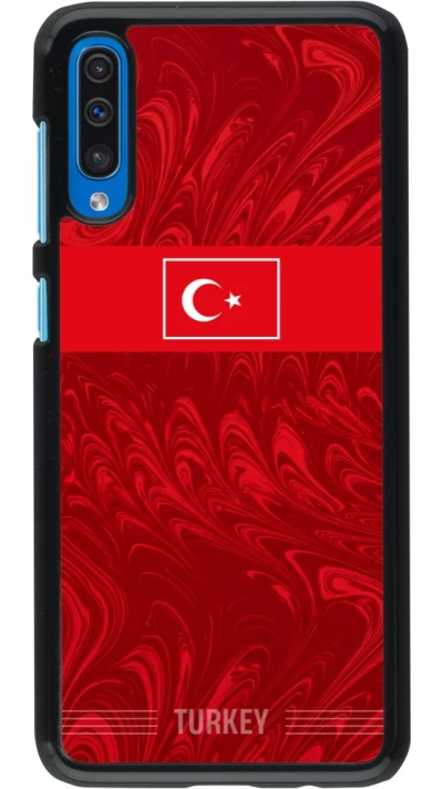 Samsung Galaxy A50 Case Hülle - Türkei 2026 personalisierbares Fussballtrikot