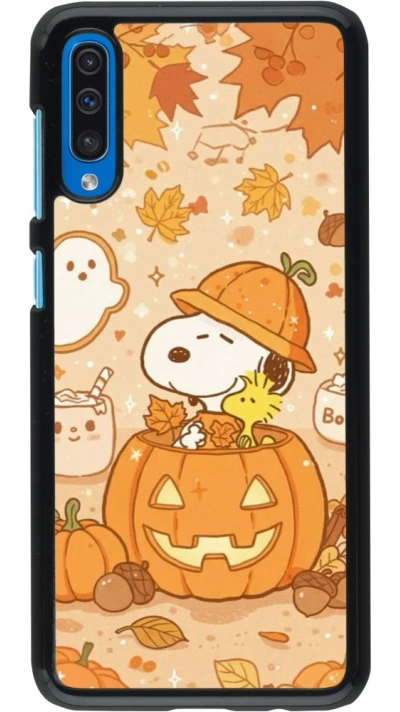 Samsung Galaxy A50 Case Hülle - Halloween 2026 Snoopy Halloween
