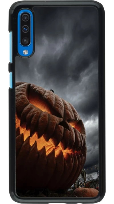 Samsung Galaxy A50 Case Hülle - Halloween 2026 The Wicked Pumpkin