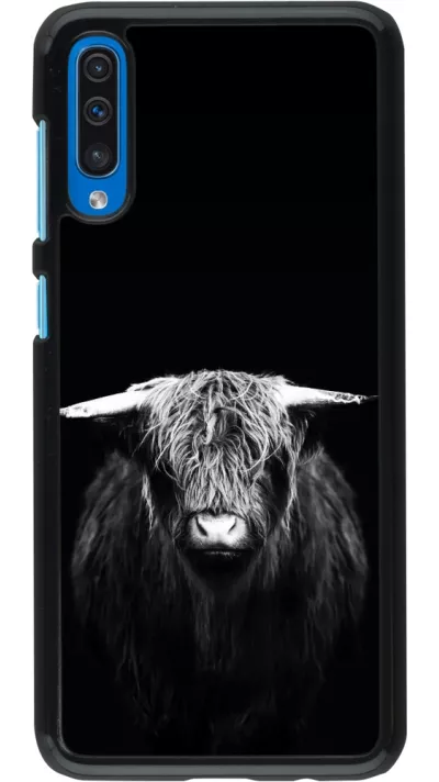 Samsung Galaxy A50 Case Hülle - Highland calf black