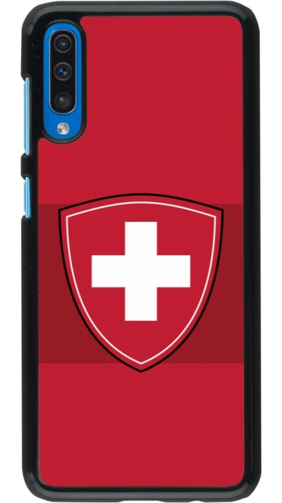Samsung Galaxy A50 Case Hülle - Hockey World Championship Ecusson Suisse
