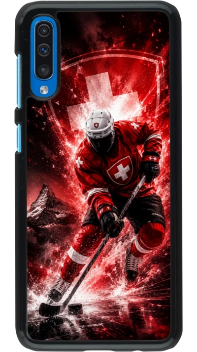 Samsung Galaxy A50 Case Hülle - Hockey World Championship Player