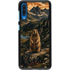 Coque Samsung Galaxy A50 - Linocut Marmotte