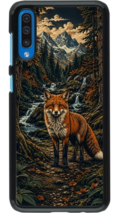 Coque Samsung Galaxy A50 - Linocut Renard