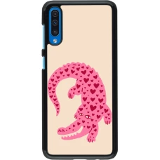 Samsung Galaxy A50 Case Hülle - Pink crocodile 2026
