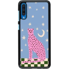 Coque Samsung Galaxy A50 - Pink leopard with stars 2026