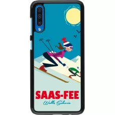 Samsung Galaxy A50 Case Hülle - Saas-Fee Ski Downhill