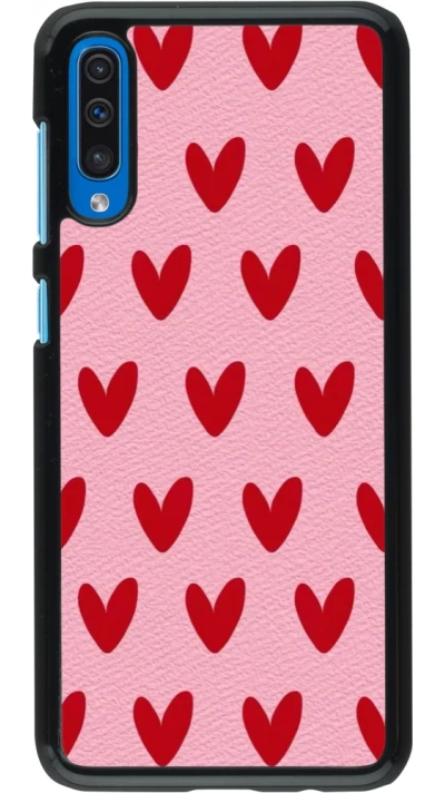 Samsung Galaxy A50 Case Hülle - Saint Valentines Day 26 Pattern heart