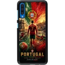 Samsung Galaxy A50 Case Hülle - Fussball Portugal splash 2026