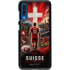 Samsung Galaxy A50 Case Hülle - Fussball Suisse splash 2026