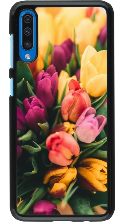Samsung Galaxy A50 Case Hülle - Bouquet of tulips Spring 2026