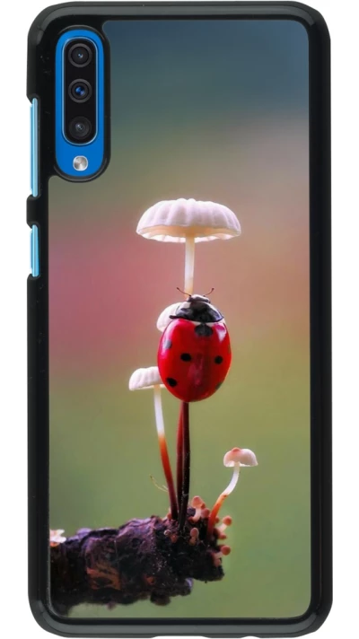 Samsung Galaxy A50 Case Hülle - Ladybird on a mushroom Spring 2026