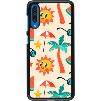 Samsung Galaxy A50 Case Hülle - Summer 2025 Pattern soleil