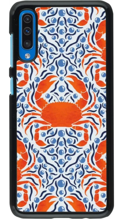 Coque Samsung Galaxy A50 - Crabs and pearls Summer 2026