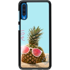 Samsung Galaxy A50 Case Hülle - Pineapple with glasses Summer 2026