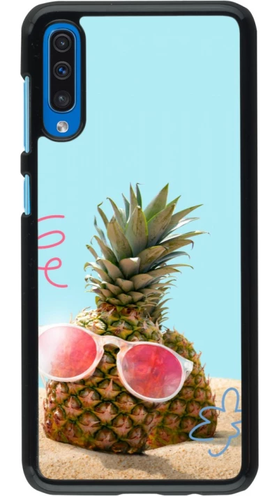 Coque Samsung Galaxy A50 - Pineapple with glasses Summer 2026