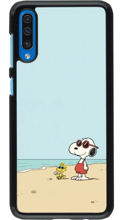 Coque Samsung Galaxy A50 - Snoopy on the beach Summer 2026
