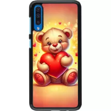 Samsung Galaxy A50 Case Hülle - Valentin 2024 Teddy Liebe