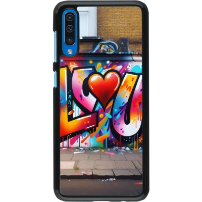 Samsung Galaxy A50 Case Hülle - Valentin 2025 Liebe U Tag
