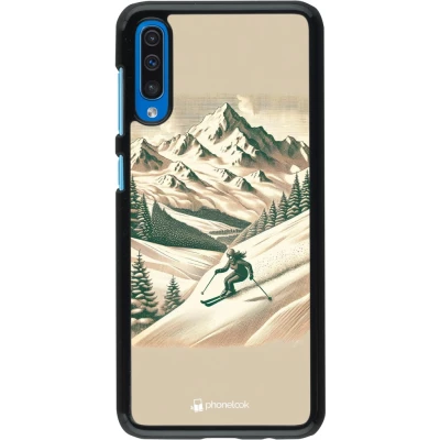 Samsung Galaxy A50 Case Hülle - Vintage Skiberg