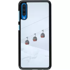 Samsung Galaxy A50 Case Hülle - Winter 22 ski lift
