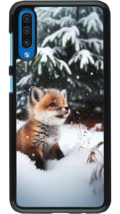 Samsung Galaxy A50 Case Hülle - Weihnachten 2023 Fuechslein Tanne