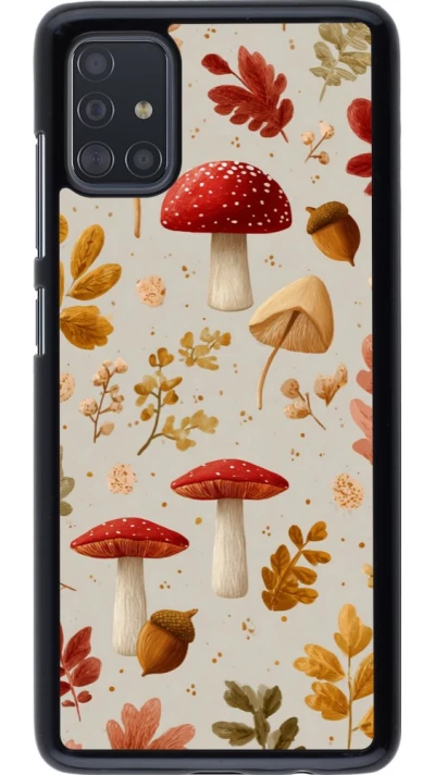 Coque Samsung Galaxy A51 - Autumn 26 Mushrooms and leaves