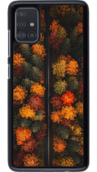 Coque Samsung Galaxy A51 - Autumn 26 Road in autumn