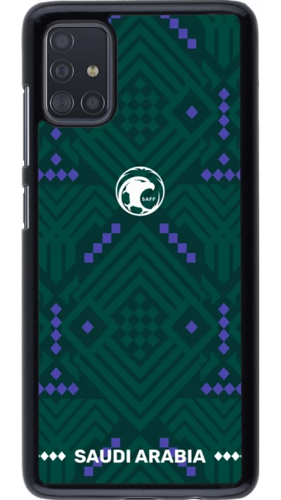 Samsung Galaxy A51 Case Hülle - Saudi Arabien 2026 personalisierbares Fussballtrikot