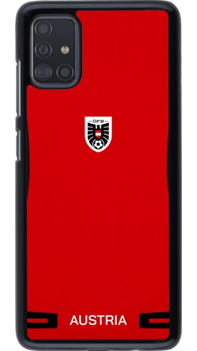 Samsung Galaxy A51 Case Hülle - O?sterreich 2026 personalisierbares Fussballtrikot