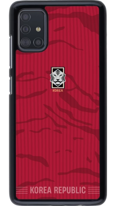 Samsung Galaxy A51 Case Hülle - Südkorea 2026 personalisierbares Fussballtrikot