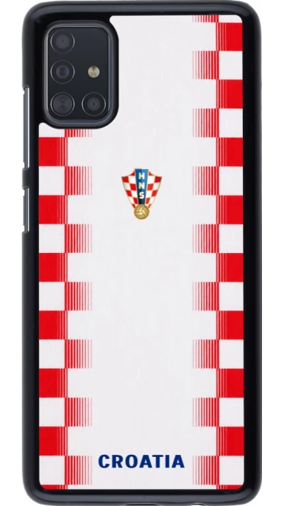 Coque Samsung Galaxy A51 - Maillot de football Croatie 2026 personnalisable
