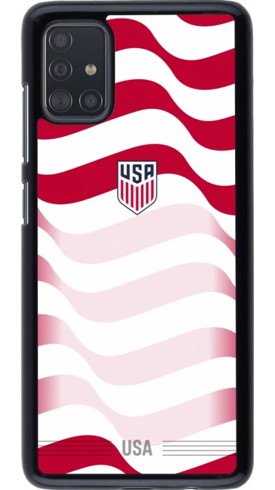 Samsung Galaxy A51 Case Hülle - Vereinigten Staaten 2026 personalisierbares Fussballtrikot