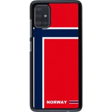 Coque Samsung Galaxy A51 - Maillot de football Norvège 2026 personnalisable