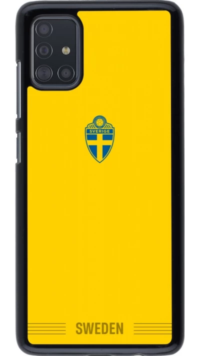 Samsung Galaxy A51 Case Hülle - Schweden 2026 personalisierbares Fussballtrikot