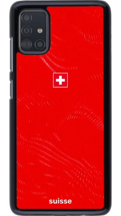 Samsung Galaxy A51 Case Hülle - Schweiz 2026 personalisierbares Fussballtrikot