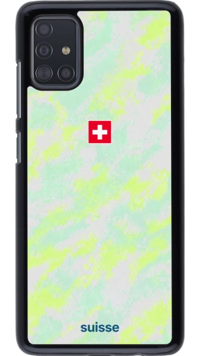 Samsung Galaxy A51 Case Hülle - Schweiz Away 2026 personalisierbares Fussballtrikot