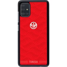 Samsung Galaxy A51 Case Hülle - Tunesien 2026 personalisierbares Fussballtrikot