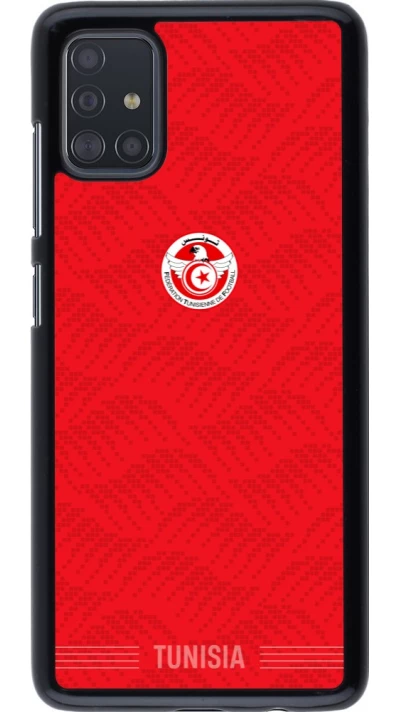 Samsung Galaxy A51 Case Hülle - Tunesien 2026 personalisierbares Fussballtrikot